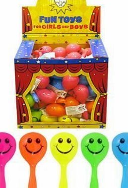 Henbrandt 12 x Mini Smiley Maracas