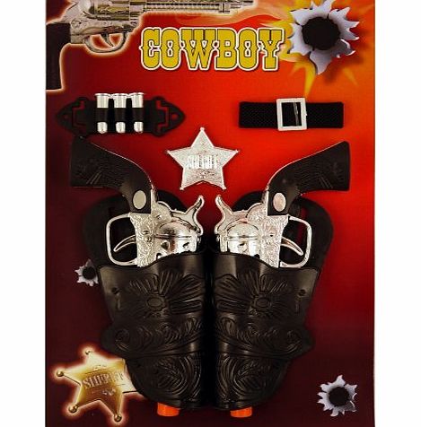 Henbrandt Cowboy Gun Set With Holster Kids