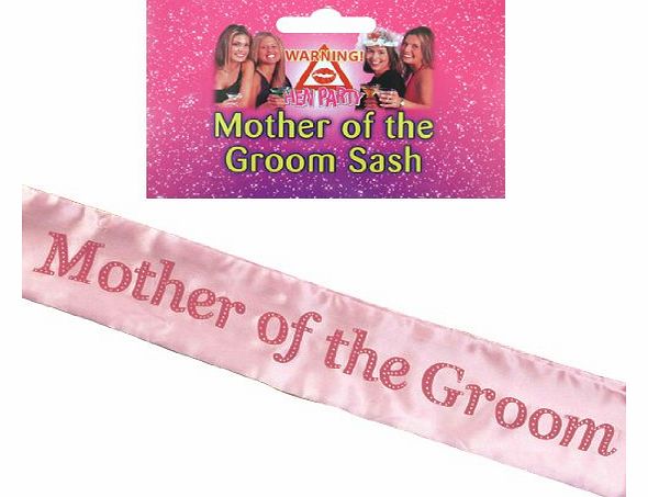 Henbrandt MOTHER OF THE GROOM SASH