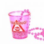Henbrandt WILLY SHOT GLASS & NECKLACE HEN NIGHT GIRLS PARTY FUN ACCESSORY