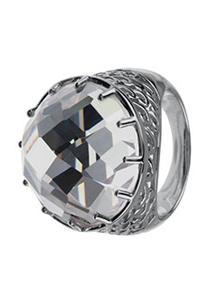 Hendrikka Waage Silver and Cubic Zirconia Ring -