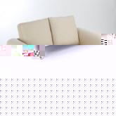 henley 2 seater sofa - Kenton Slub Natural - Dark leg stain