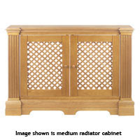 Henley Radiator Cabinet - Oak Effect Large Size 1710x900mm