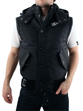 Henleys Black Giddy Gillet