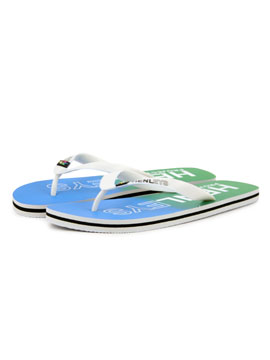 Blue Gradey Flip Flops