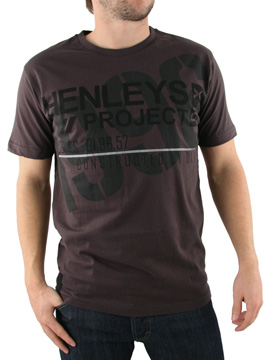 Henleys Charcoal Timber T-Shirt