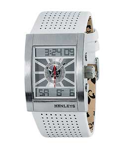 Gents LCD Dual Time Watch