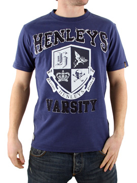 Henleys Ink Blue Pabalm T-Shirt