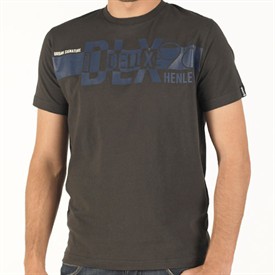 Henleys Mens Davo T-Shirt Charcoal