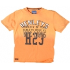 Henleys Mens Easty T-Shirt Tangerine