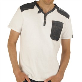 Henleys Mens Effscott T-Shirt White