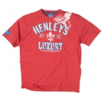 Henleys Mens High Risk T-Shirt Red