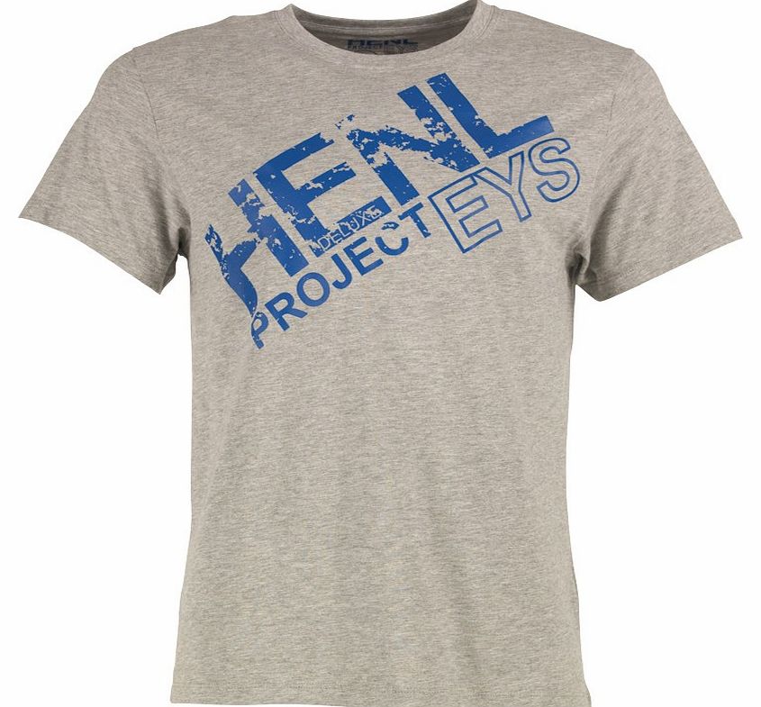 Henleys Mens Logo T-Shirt Grey