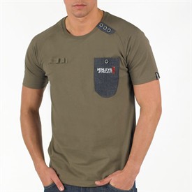 Mens Morri T-Shirt Burnt Olive