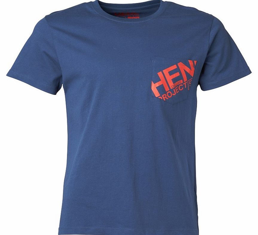 Henleys Mens Pocket T-Shirt Navy