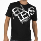 Henleys Mens Scubar T-Shirt Black/Foil