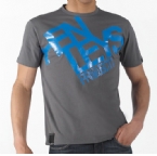 Henleys Mens Scubar T-Shirt Charcoal