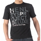 Henleys Mens Sharpner T-Shirt Black