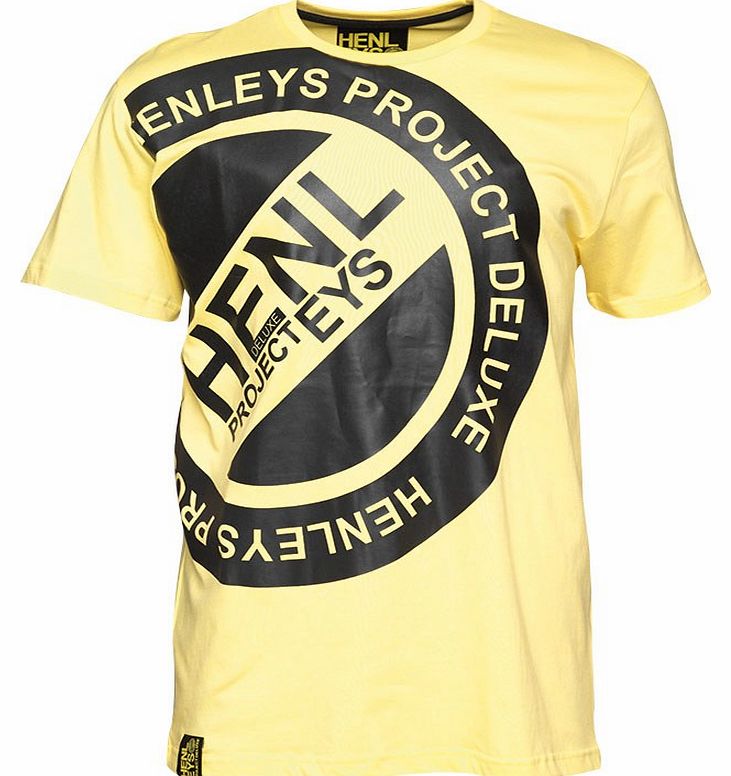 Henleys Mens Shots T-Shirt Aurora/Yellow