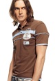 mens slim-fit polo top