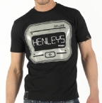 Henleys Mens Watcher T-Shirt Black/Palhoma