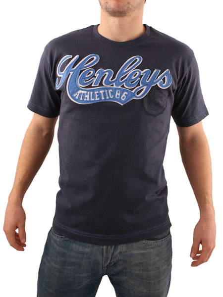 Henleys Navy Fletcher T-Shirt