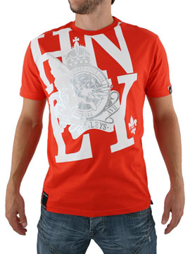 Henleys Red Ruffin T-Shirt