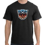 Transformers Autobot Logo T-Shirt, Black, L