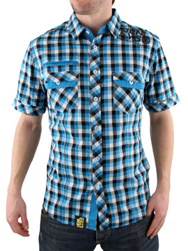 Henleys Turquoise Bayham Check Shirt