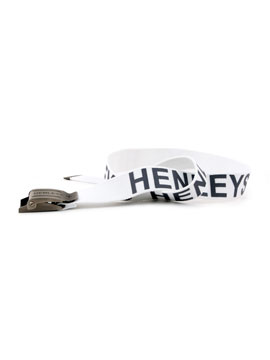 Henleys White Sheen Canvas Belt