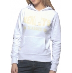 Henleys Womens Cherry Drop Hoody White/Lemon
