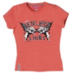 Henleys Womens Deville T-Shirt Pink/Charcoal
