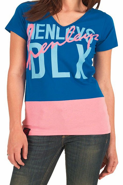 Henleys Womens Elky T-Shirt Snorkel Blue