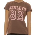 Henleys Womens Gaynor T-Shirt Chocolate