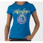 Henleys Womens Gigalo T-Shirt Directoire Blue