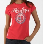 Henleys Womens Gigalo T-Shirt Paradise Pink