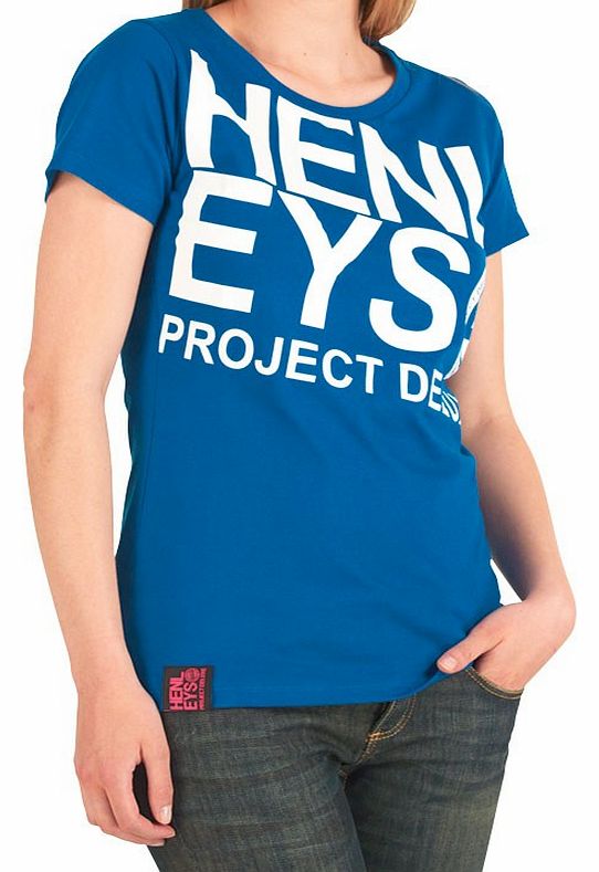 Henleys Womens Google 2 T-Shirt Snorkel Blue