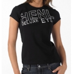 Henleys Womens Hi Tek T-Shirt Black