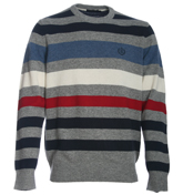 Henri Lloyd Anwick Grey Stripe Sweater