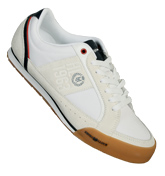 Henri Lloyd Anzio White and Navy Trainers