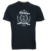 Bartoli Navy T-Shirt with Printed
