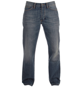 Henri Lloyd Baytrek Classic Fit Faded Denim Jeans