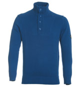 Henri Lloyd Bideford Blue 1/4 Zip Sweater