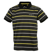 Henri Lloyd Black Stripe Polo Shirt