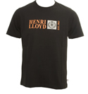 Henri Lloyd Black T-Shirt with Silver Square Logo