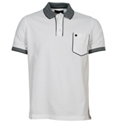 Henri Lloyd Bourne White Pique Polo Shirt
