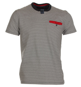 Henri Lloyd Calista Navy and White Stripe T-Shirt