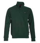 Henri Lloyd Colt Green 1/4 Zip Sweatshirt