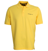 Cowes Yellow Pique Polo Shirt
