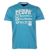 Henri Lloyd Dacha Mid Blue T-Shirt